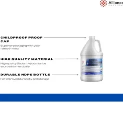 Alliance Chemical Sodium Hypochlorite 12.5% Pool Chlorine & Water Treatment Full Pallet