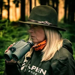 Alpen Apex XP 10×42 ED Laser Rangefinder Binoculars Red