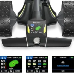 AMBA7 Motocaddy M3 GPS DHC Electric Caddy Cart Bundle Black