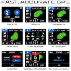 AMBA7 Motocaddy M3 GPS DHC Electric Caddy Cart Bundle Black