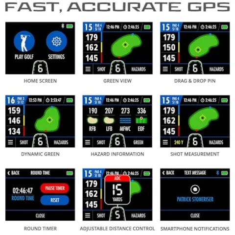 AMBA7 Motocaddy M3 GPS Electric Caddy Cart Bundle Black