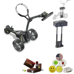 AMBA7 Motocaddy M3 GPS Electric Caddy Cart Bundle Black