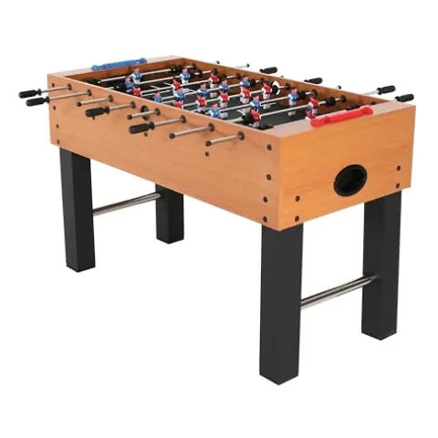 American Legend Charger 52” Foosball Table with Abacus Scoring and Ball Return Brown