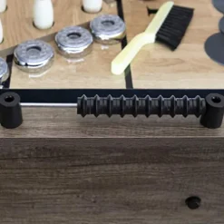 American Legend Kirkwood 9’ LED Light Up Shuffleboard Table with Bowling