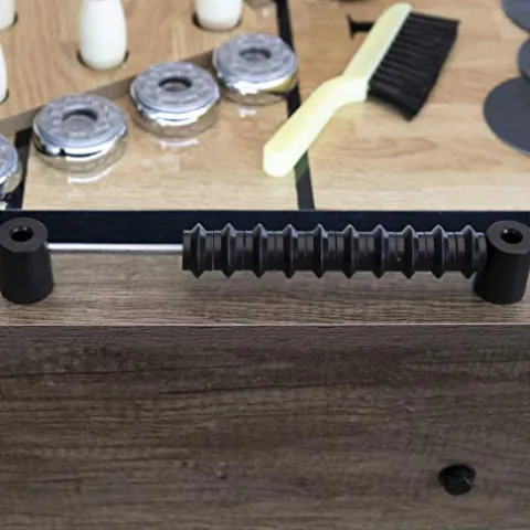 American Legend Kirkwood 9’ LED Light Up Shuffleboard Table with Bowling