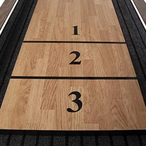 American Legend Kirkwood 9’ LED Light Up Shuffleboard Table with Bowling