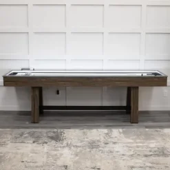 American Legend Stonebridge 9’ LED Light Up Shuffleboard Table with Bowling Stonebridge