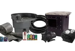 American Pond Medium 8′ x 11′ Professional Series Energy Saving Pond Kit