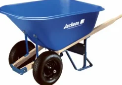 AMES Jackson MP1010 Wheelbarrow 10 cu-ft Blue