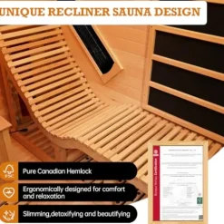 amocane 2 Person Cedar Sauna