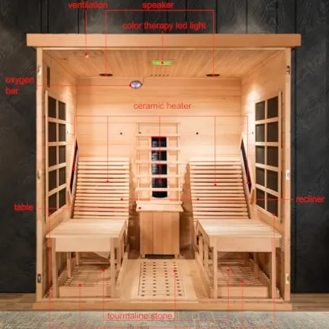 amocane 2 Person Cedar Sauna