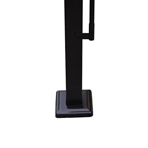 ANTSKU 12′ x 9′ Outdoor Pergola with Retractable Canopy Black Beige