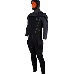 Apeks Men’s Hooded Semi-Dry Suit 8/7mm Black/Grey XX-Large