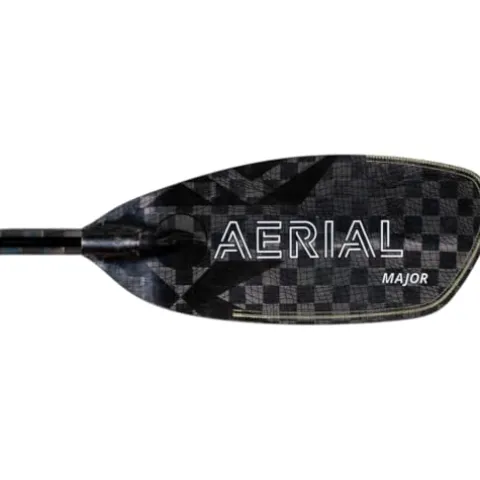 AQUA BOUND Aerial Major Carbon Bent Shaft Kayak Paddle 200-205cm Black
