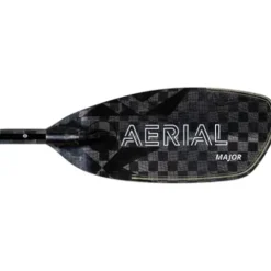 AQUA BOUND Aerial Major Carbon Versa-Lok Kayak Paddle Bent Shaft 4-Piece Black