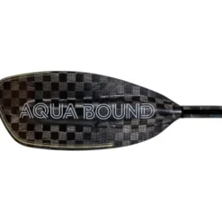 AQUA BOUND Aerial Major Carbon Versa-Lok Kayak Paddle Bent Shaft 4-Piece Black