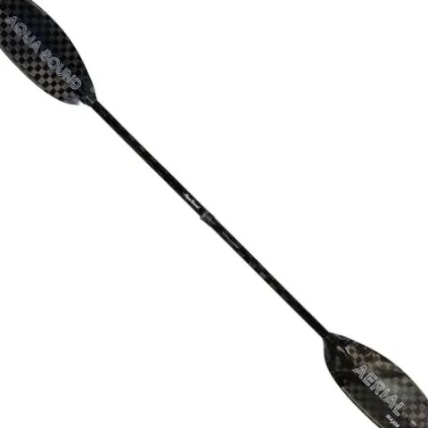 AQUA BOUND Aerial Major Carbon Versa-Lok Straight Shaft 2-Piece Kayak Paddle Black