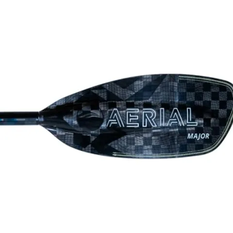 AQUA BOUND Aerial Major Carbon Versa-Lok Kayak Paddle 4-Piece 200-205 cm Black