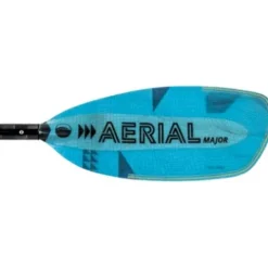 AQUA BOUND Aerial Major Fiberglass Versa-Lok Bent Shaft 4-Piece Kayak Paddle Blue 191-196 cm