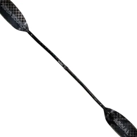 AQUA BOUND Aerial Minor Carbon Versa-Lok Bent Shaft Kayak Paddle 4-Piece Black