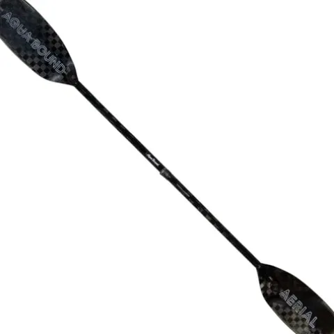 AQUA BOUND Aerial Minor Carbon Versa-Lok Straight Shaft 2-Piece Kayak Paddle Black