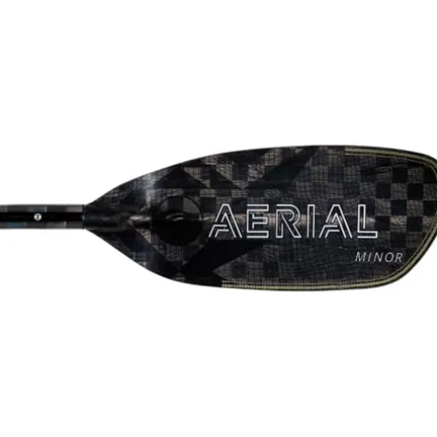 AQUA BOUND Aerial Minor Carbon Versa-Lok Kayak Paddle 4-Piece Black 200-205 cm