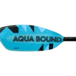 AQUA BOUND Fiberglass Bent Shaft Kayak Paddle 1-Piece Blue 194cm