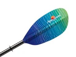 AQUA BOUND Fiberglass Kayak Paddle with Carbon Shaft & Posi-Lok Fuego