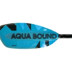 AQUA BOUND Fiberglass Versa-Lok Bent Shaft Kayak Paddle 4-Piece Blue 197-202 cm