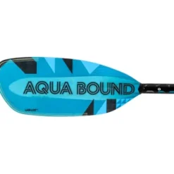 AQUA BOUND Fiberglass Versa-Lok Bent Shaft 4-Piece Kayak Paddle Blue
