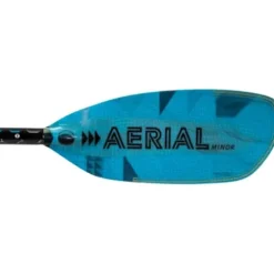 AQUA BOUND Fiberglass Versa-Lok Bent Shaft 4-Piece Kayak Paddle Blue