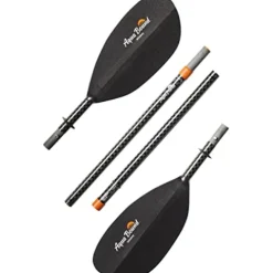 AQUA BOUND Kayak Paddle Whiskey Carbon Straight Shaft 4-Piece – 230 cm