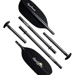 AQUA BOUND Shred Apart Carbon 4-Piece Packraft Paddle Black