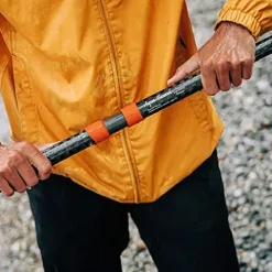 AQUA BOUND Tango Fiberglass Bent Shaft 2-Piece Kayak Paddle GreenTide