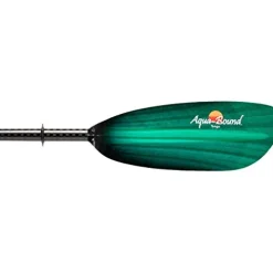 AQUA BOUND Tango Fiberglass Bent Shaft 2-Piece Kayak Paddle GreenTide