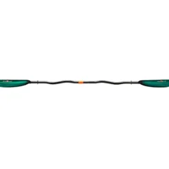 AQUA BOUND Tango Fiberglass Bent Shaft 2-Piece Kayak Paddle GreenTide