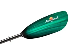 AQUA BOUND Tango Fiberglass Straight Shaft 2-Piece Kayak Paddle Green Tide