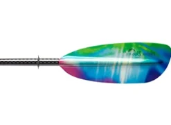 AQUA BOUND Tango Fiberglass Bent Shaft 2-Piece Kayak Paddle Northern Lights