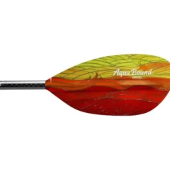 AQUA BOUND Whiskey Fiberglass Straight Shaft 4-Piece Kayak Paddle Fuego