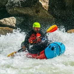 AQUA BOUND Whiskey Fiberglass Straight Shaft 4-Piece Kayak Paddle Fuego