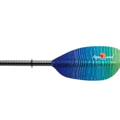 AQUA BOUND Whiskey Fiberglass Bent Shaft 2-Piece Kayak Paddle Northern Lights