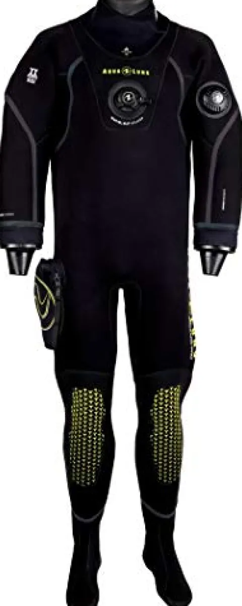 Aqua Lung Mens Blizzard Pro Drysuit Medium Black
