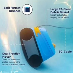 Aqua Products Evo502 Robotic Pool Cleaner Multicolor