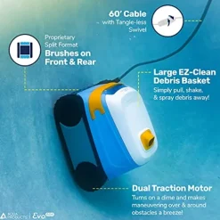 Aqua Products EVO604 Robotic Pool Cleaner Multicolor