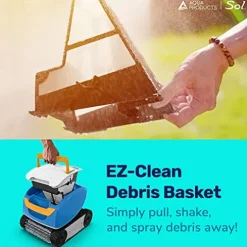 Aqua Products Sol Robotic Pool Cleaner for Inground Pools up to 36ft Multi-Colored