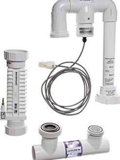 AquaCal Autopilot DNP2 Digital Nano Plus 220-volt Salt Chlorine Generator 28000-Gallon White/Blue