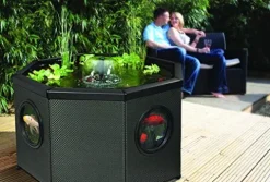 Aquagarden Complete Raised Window Pond Kit – Octagon Mocha