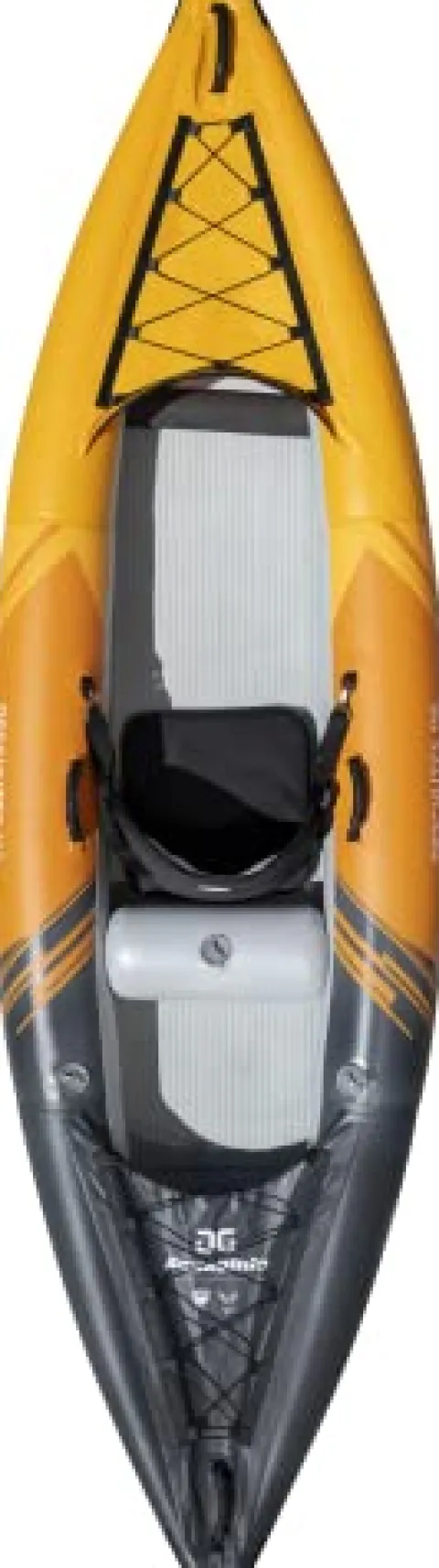 AQUAGLIDE Deschutes 110 Inflatable Kayak 1 Person Orange Black