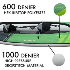 AQUAGLIDE Navarro 145 Convertible Inflatable Kayak Green