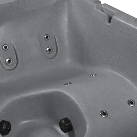 Aqualife by Strong Spas 3-4 Person Hot Tub with Hydrotherapy Jets and LED Lighting Gray Granite